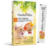 Garden Mix Kedi Kreması Ördekli+Maltlı 5x15gr
