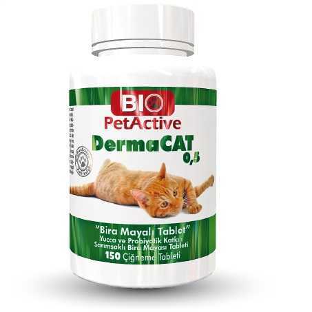 PetActive Derma Cat Sarımsaklı Maya Çiğneme Tableti 150 adet