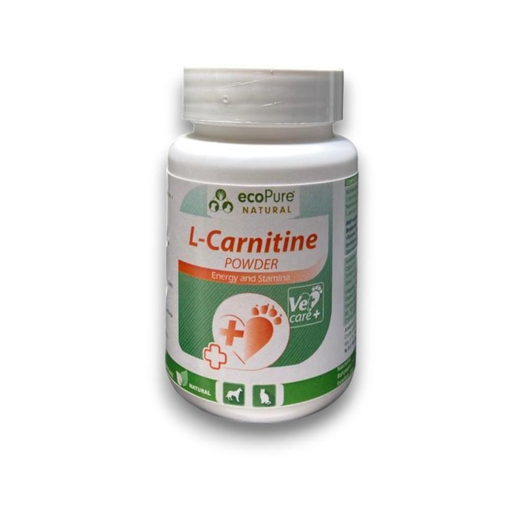 Ecopure L-Carnitine Kedi ve Köpekler İçin Toz Carnitin 40 Gr