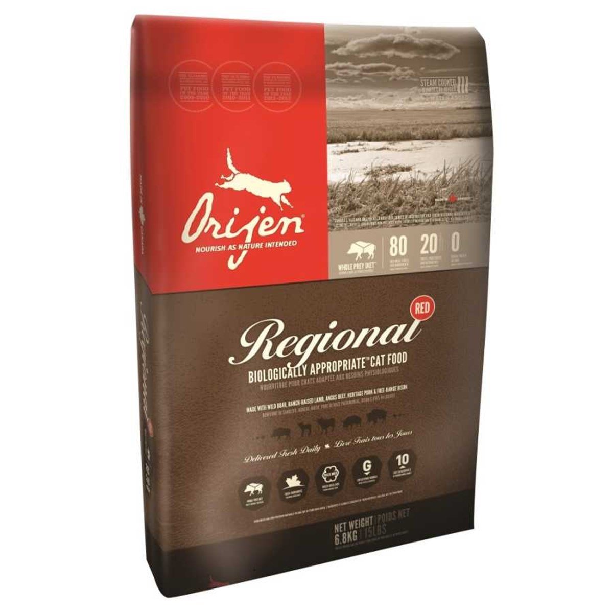 Orijen Regional Red Tahılsız Kedi Maması 5,4 Kg