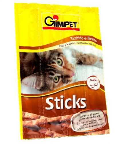 GimCat Sticks Hindili & Tavşanlı Kedi Ödül Çubukları 4 Parça
