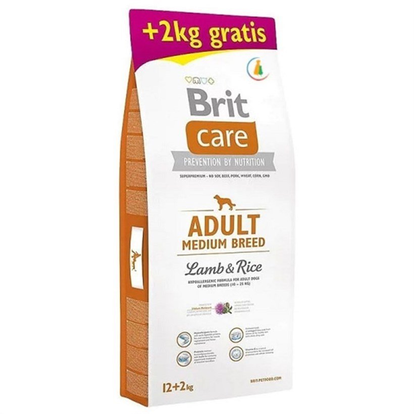 Brit Care Hypo-Allergenic Kuzulu Yetişkin Köpek Maması 12+2Kg