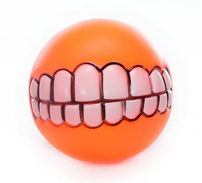 Köpek Oyuncağı - Teeth Ball Turuncu