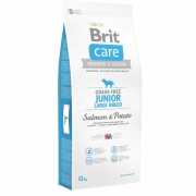 BritCare Junior Large Somon-Patatesli Tahılsız Yavru Köpek Maması 3 Kg