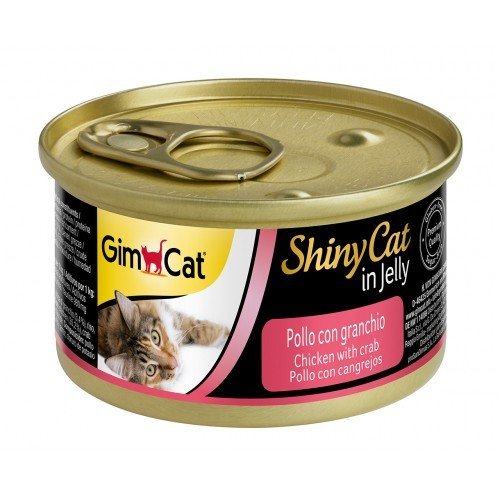 GimCat Shiny Cat Tavuklu Jöleli Öğünlük Kedi Konservesi 70 Gr