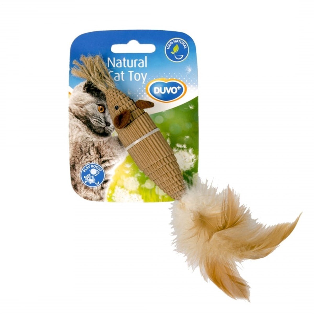 Duvo+ Nature Cardboard Doğal Kedi Oyuncağı