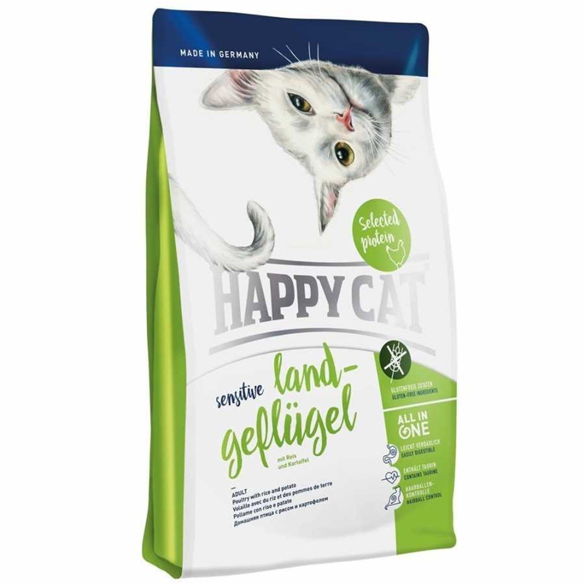 Happy Cat Culinary Land Geflügel Kedi Maması 4 kg