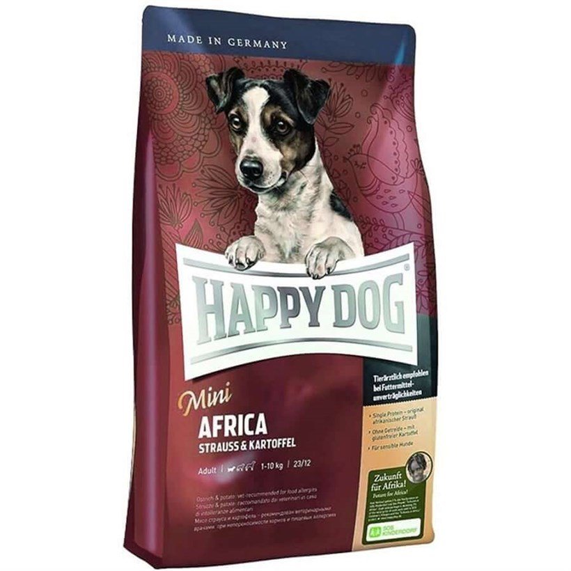 Happy Dog Mini Africa Devekuşu Etli Patatesli Köpek Maması 4kg
