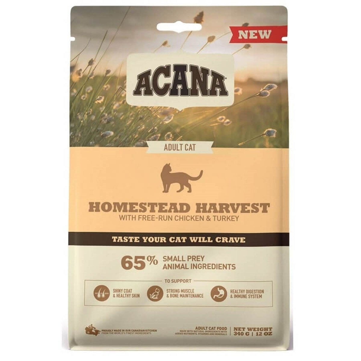 Acana Homestead Harvest Tavuklu Hindili Kedi Maması 340 Gr.