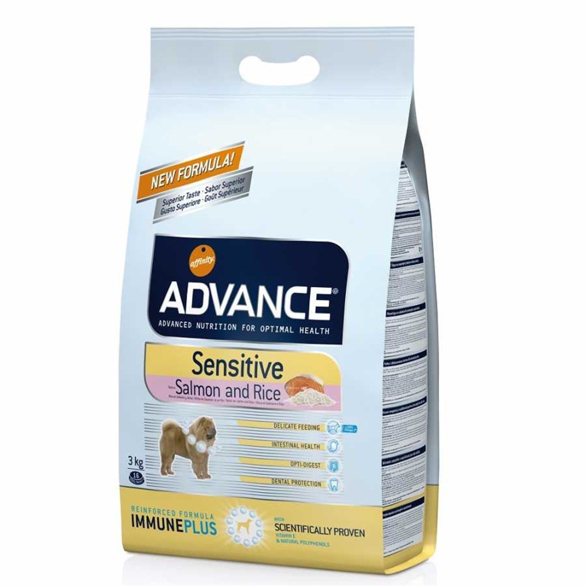 Advance Somonlu Yetişkin Hassas Köpek Maması 3 Kg