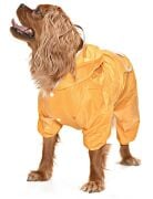 Küçük ve Orta Irk Köpek Paçalı Yağmurluk - Puka Sarı