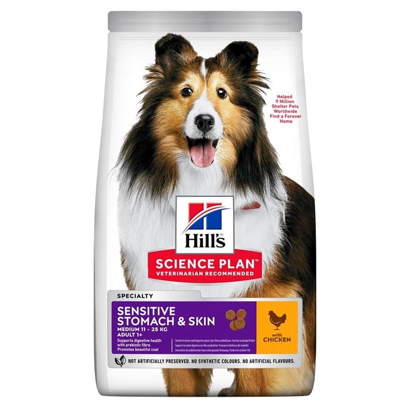 Hills Sensitive Skin Tavuklu Yetişkin Köpek Kuru Maması 2.5 Kg