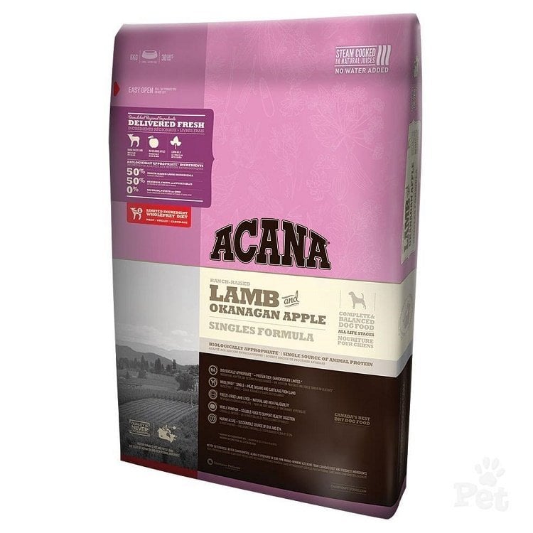 Acana Grass-Feed Kuzulu Kuru Köpek Maması 11.4 Kg