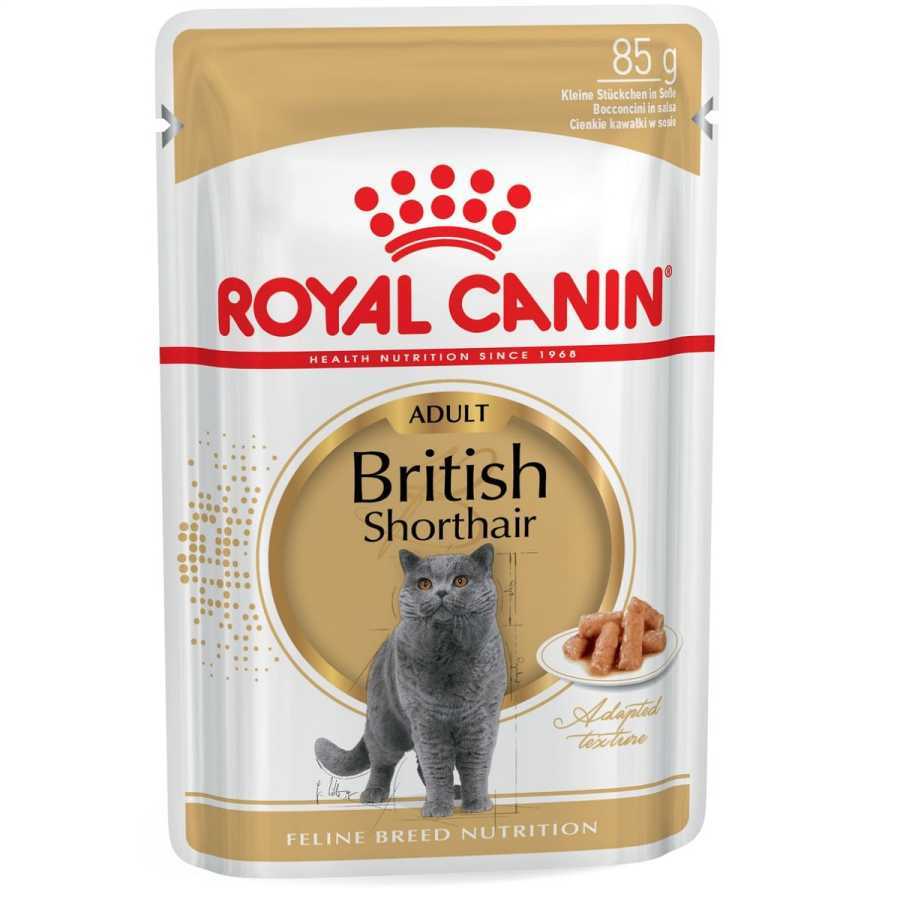 Royal Canin British Shorthair Yetişkin Pouch Kedi Konservesi 85 Gr