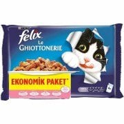 Felix Somonlu Ve Ton Balıklı Kedi Avantajlı Paket 4x85 Gr