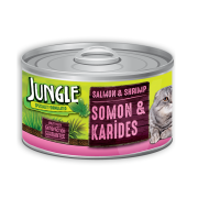 Jungle Somonlu-Karidesli Yaş Ezme Kedi Maması 85 gr