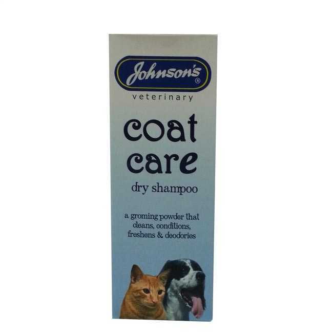 Johnson Coat Care Kuru Kedi Köpek Şampuanı 3,5 Oz