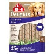 8in1 Delights Bones Biftekli Twested Sticks 35 Lu