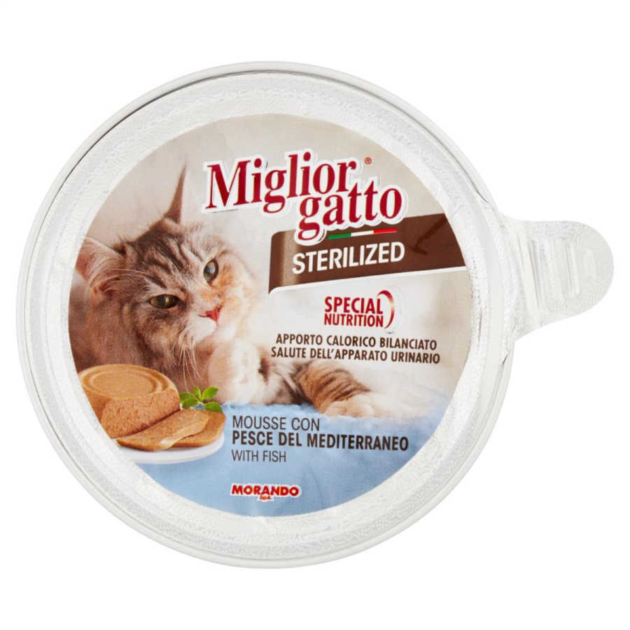 Miglior Gatto Sterilised Balıklı Kısır Kedi Konservesi 85 Gr