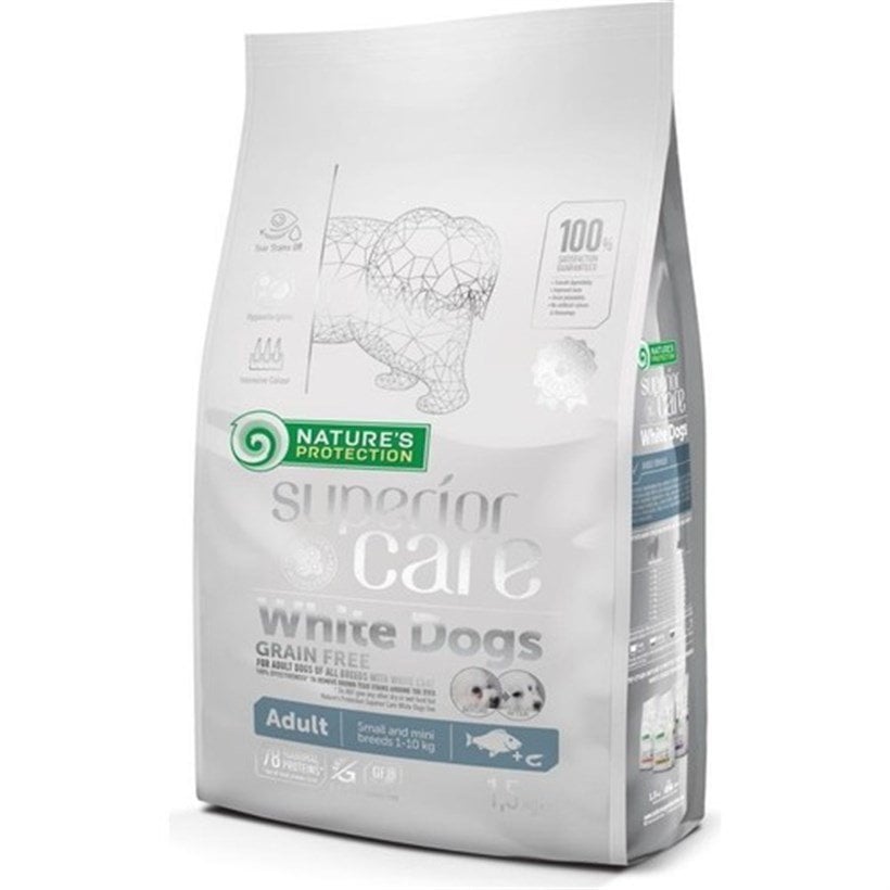 Nature's Protection Balıklı Beyaz Tüylü Köpek Maması 1.5kg