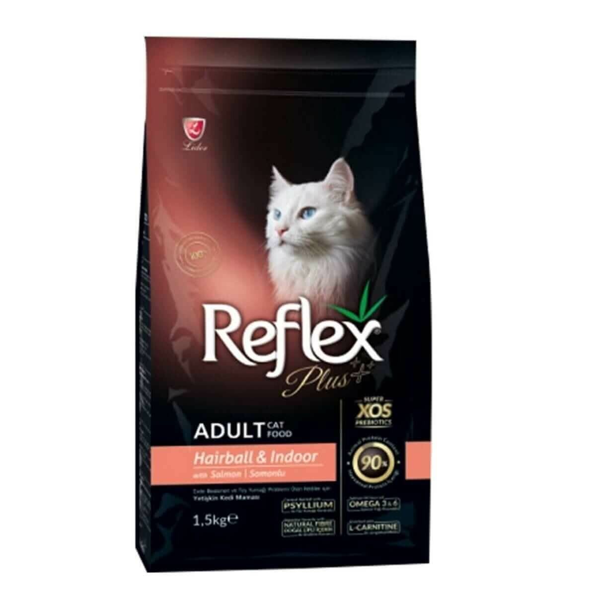 Reflex Plus Hairball Somonlu Yetişkin Kedi Maması 15 kg