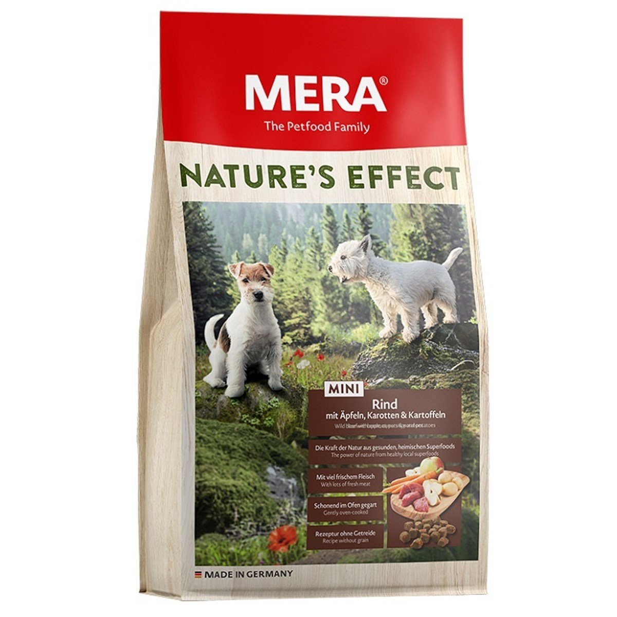 Mera Natures Effect Tahılsız Biftekli Mini Köpek Maması 3 kg