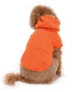 Küçük ve Orta Irk Köpek Sweatshirt - Marmit Turuncu - Köpek Kıyafeti