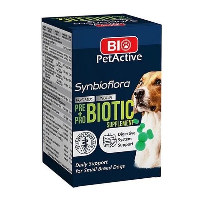 Pet Active Synbioflora Küçük Irklar İçin Prebiotic - Probiotic 60 Tablet