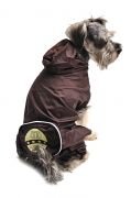 Paçalı Köpek Yağmurluk - Pocket  Kahverengi