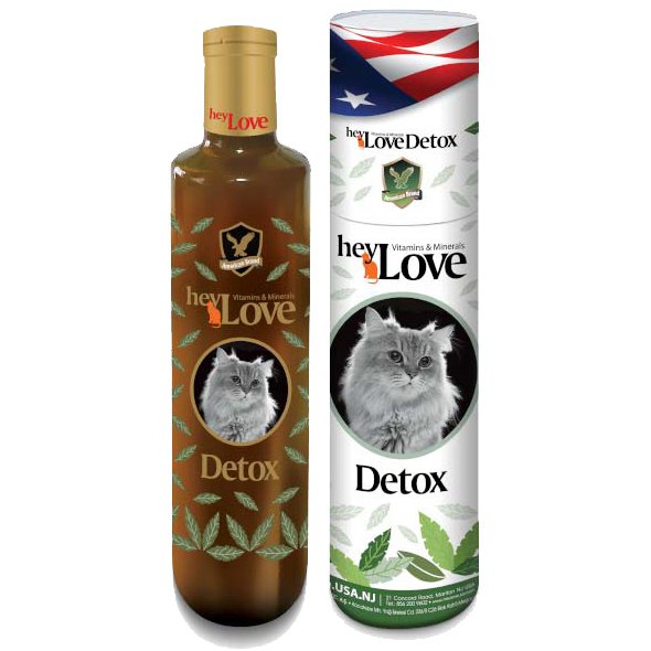 Detox Kedi Doğal Minarel Vitamin Genel Sıvı Desteği 480 Ml
