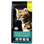 Matisse Chicken & Turkey Hindili Sebzeli Yetişkin Kedi Maması 10 Kg