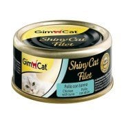 GimCat Shinycat Kıyılmış Tavuklu ve Ton Balıklı Kedi Konservesi 70gr