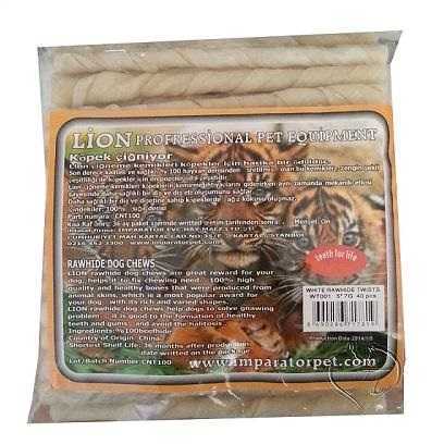 LionPets Natural Burgulu Çubuk Kemik 5-6 Gr 50 li Paket