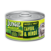 Jungle Tavuklu-Hindili Yaş Ezme Kedi Maması 85 gr