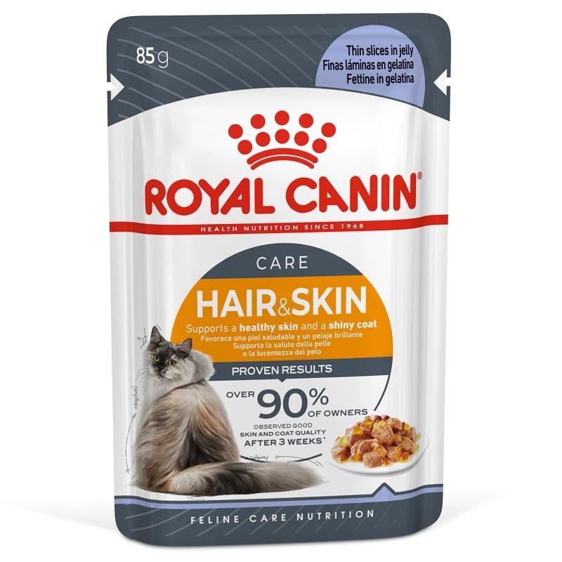Royal Canin Hair&Skin Jelly Kedi Konservesi 85 Gr