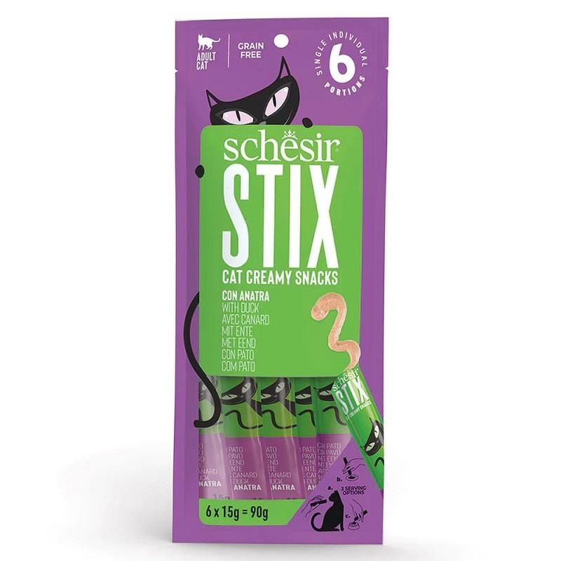 Schesir Cat Stix Ördekli Krema Kedi Ödülü 6x15gr