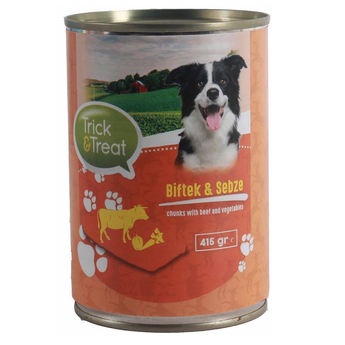 Trick&Treat Biftekli Sebzeli Köpek Konservesi 415 Gr