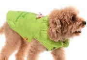 Köpek Mont - Fulla Yeşil - Köpek Kıyafeti