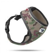 Curli Basic Air-Mesh Köpek Göğüs Tasması Camo XS