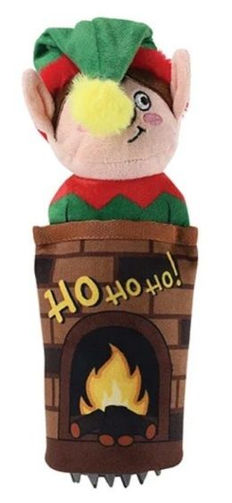 M-Pets Christmas Dog Toy Elf Socks Köpek Oyuncağı