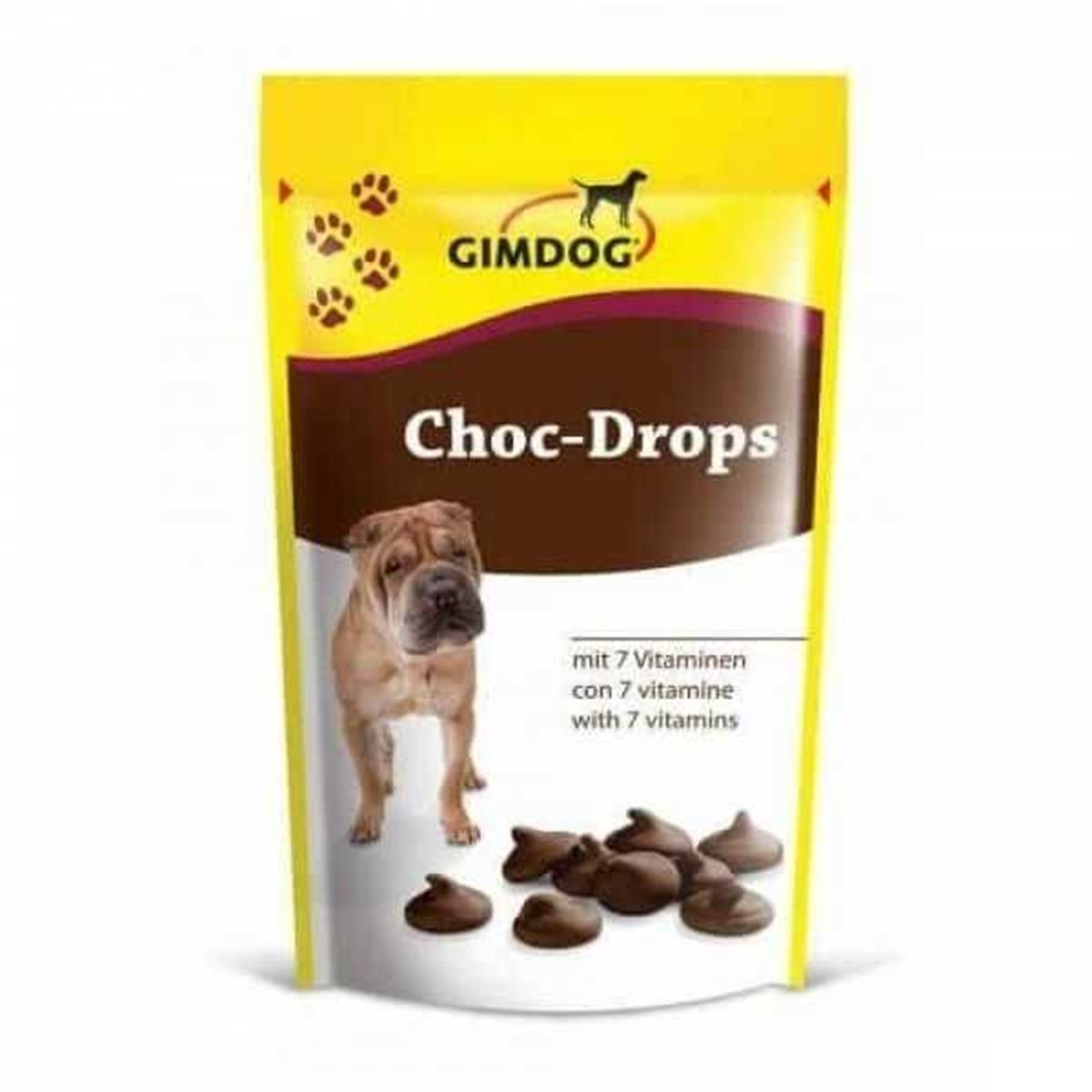 Gimdog Choc Drops Çikolatalı Şekersiz Ödül Tableti 75 gr