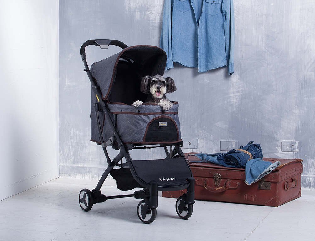 Ibiyaya Speedy Fold Denim Köpek Puseti - Orta Irk