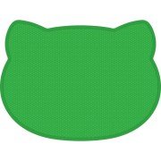 PetCorn Elekli Kedili Tuvalet Önü Paspası Yeşil