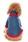 Küçük ve Orta Irk Köpek Sweatshirt - Lusca Lacivert - Köpek Kıyafeti