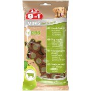 8in1 Minis Biftekli Elmalı Köpekler için Aperatif Lezzetler 100 Gr