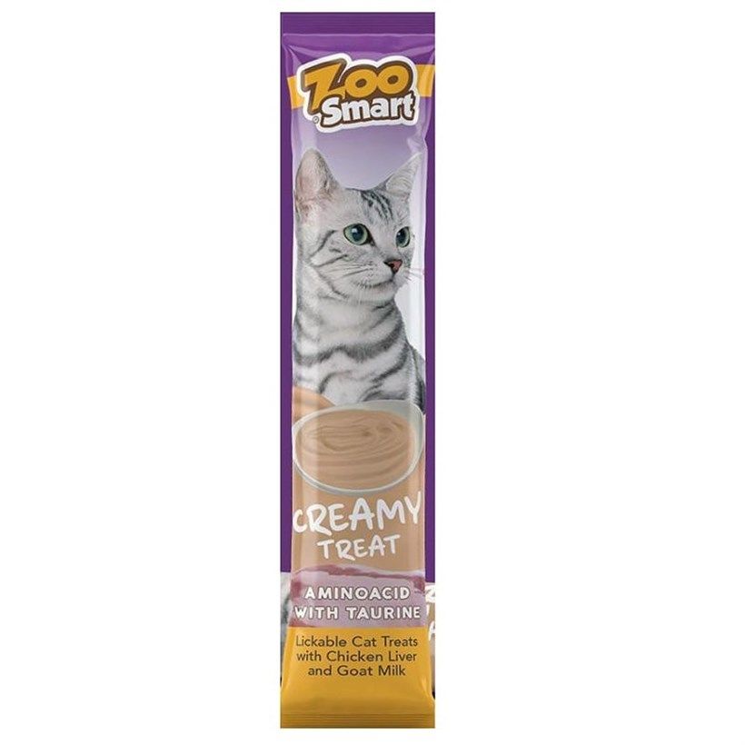 ZooSmart Creamy Treat Keçi Sütlü Kedi Ödülü 4x15 Gr