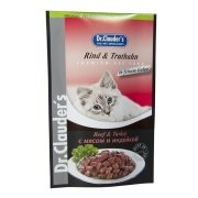 Dr. Clauders Sığır Etli ve Hindili Pouch Kedi Konservesi 100 Gr