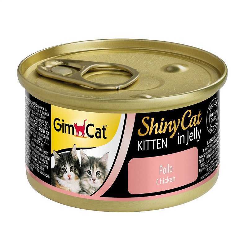 GimCat Shiny Cat Tavuklu Öğünlük Yavru Kedi Konservesi 70 Gr