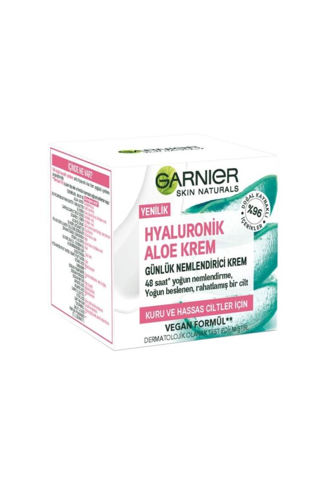 Garnier Hyaluronik Aloe Krem 50 ml Kuru ve Hassas Ciltler Nemlendirici