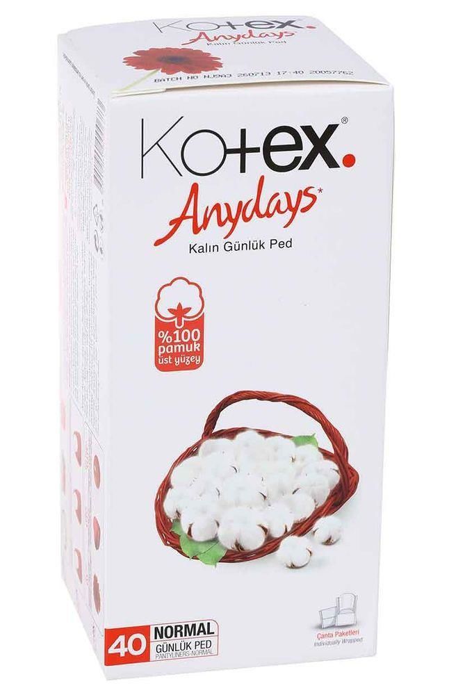 Kotex Günlük Ped Normal 40 lı Hijyenik Parfümsüz Eko